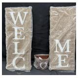 Decorative ï¿½WELCOMEï¿½ Piece