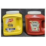 French's yellow mustard 105oz. Heinz Ketchup
