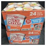 48- 2.25oz. Nissin Cup Noodles Chicken Bowls (Jan
