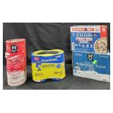 Atlantic salmon 5 cans. Star Kist tuna 8 cans.