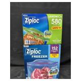 152ct. Box of Ziploc Freezer Gallon Bags