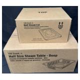 100ct. Box of Half-Size Deep Steam Table Pans +