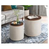 Studio Living Alvin Storage Ottoman Set