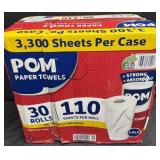 30ct. Box of POM Paper Towel Rolls