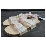 Girl's size 12 sparkly sandals