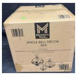 Jingle Bell Decor, Red, Set of 3