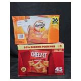 Goldfish crackers 36 count single bags. Cheez-It