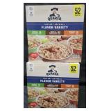2- Quaker Instant Oatmeal 52 count variety pack