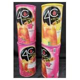 3- C4 raspberry tea 5lb. C4 lemon tea mix 5lb