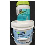 Coconut Oil 1 gallong bucket and 56oz jar
