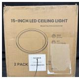 Rayman 15ï¿½ LED Ceiling Light, 2pk