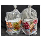 172ct. Bag of 12oz. Clear Plastic Cups