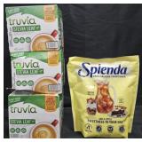 3- Truvia sweetener 400 packets each. Splenda