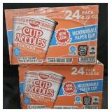 2- Cup Noodles chicken flavored 24 count each