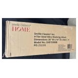 Seville Classics 4-tier steel wire shelving,