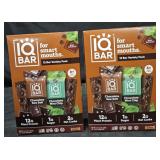 2- IQ Bars 12 bar variety boxes