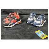 Boy's size 8 light up shoes. Spiderman and Mario