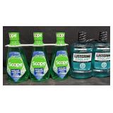 3- 1L Bottles of Scope Outlast Mouthwash