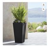 Tall Square Planter, Features a tall, tapered