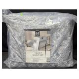 3-Piece King Velvet Quilt Set
