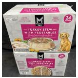 2- 24ct. Boxes of Turkey Stew w/ Vegetables Human
