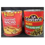Cheddar Nacho cheese 107oz. Pickled Jalapeï¿½o