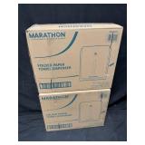 2- Marathon Folded Paper Towel Dispensers