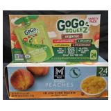 GoGo Squeez Applesauce 24 count variety box.