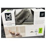 Womenï¿½s Size 7 Suede & Sherpa Slippers