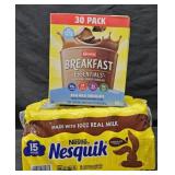 Carnation Breakfast 30 pouches. Nestle chocolate