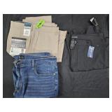 Men's size 39c34 Haggar pants. Size 40x32 jeans