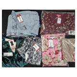 Women's size X-Large dresses and denim jumpsuit.