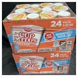48- 2.25oz. Nissin Cup Noodles Chicken Bowls (Jan