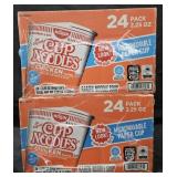 2- Cups of noodles chicken flavored 24 count each