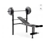 Competitor Standard Adjustable Bench with 80 Ib.