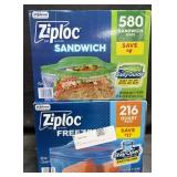 580ct. Box of Ziploc Sandwich Bags