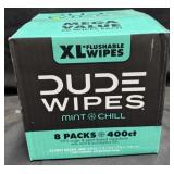 400ct. Box of XL Dude Wipes