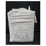 Queen size flannel sheet set