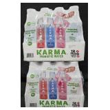 2- Karma probiotic water 12 pack 18oz bottles