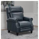 (MSRP: $599) Pollenza Top-Grain Leather Recliner
