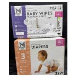 222ct. Box of Premium Size 3 Diapers