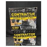 2- 42ct. Boxes of 42-Gallon Contractor Clean-Up