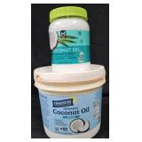 Coconut oil 1 gallon tub and 56oz jar