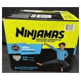 44ct. Box of Ninjamas Size S/M Nighttime