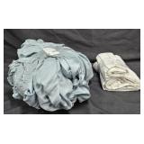 Bedding out of package: Blue, Queen size sheet