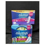 90ct. Box of Always Maxi Size 2 Pads