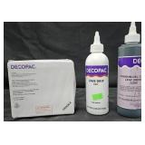 Decopac cake drip 6.35oz. Decopac gel color leaf