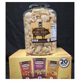 Fried Pork Rinds 16oz. Snyder's pretzel 20