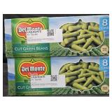 2- Dep Monte cut green beans 8 cans each box