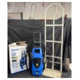 Electric Pressure Washer & hand truck, untested